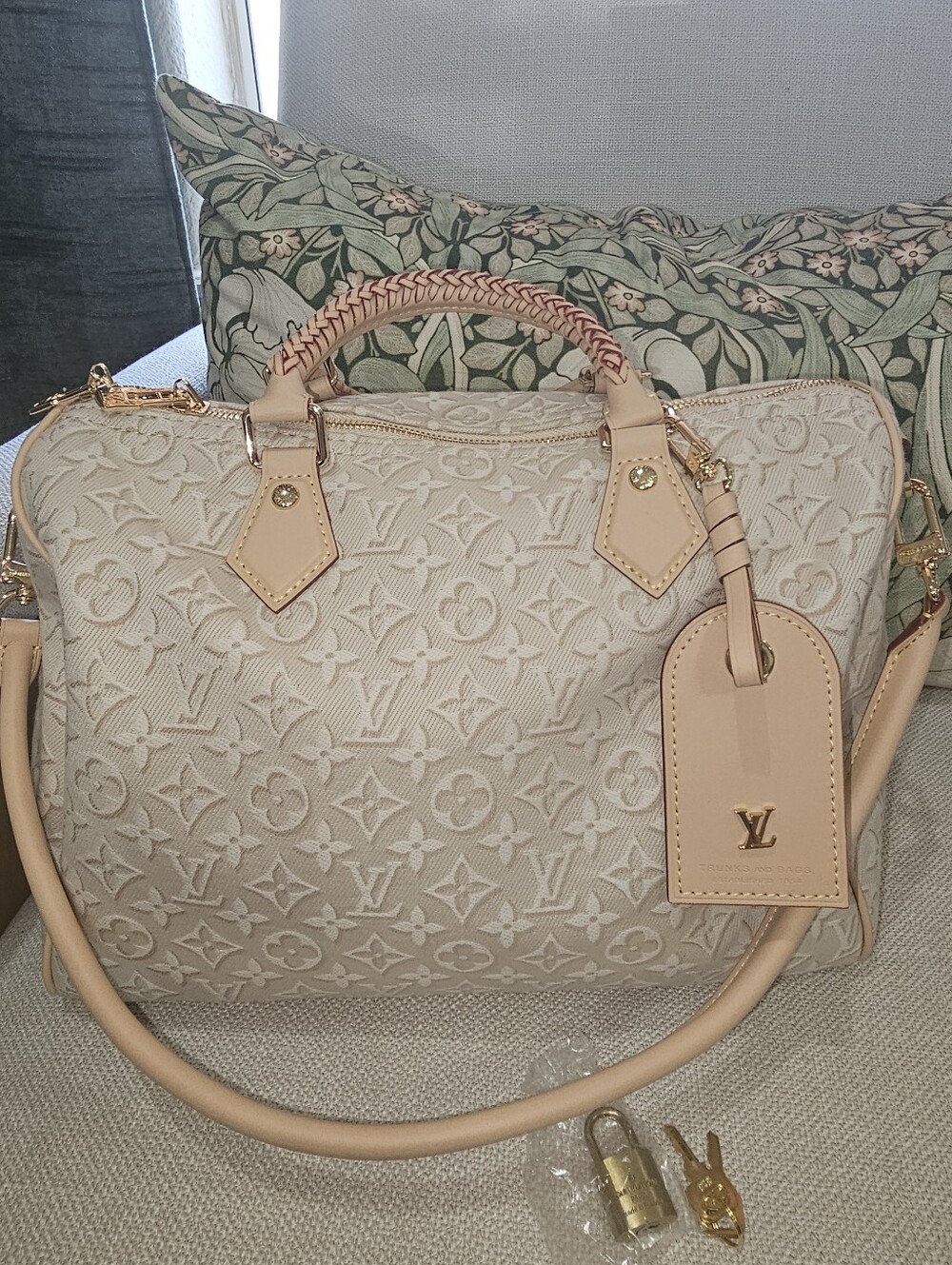 BEAUTIFUL LV PEUPLIER BAG SOFT SPEEDY 30 - Picture 3 of 16